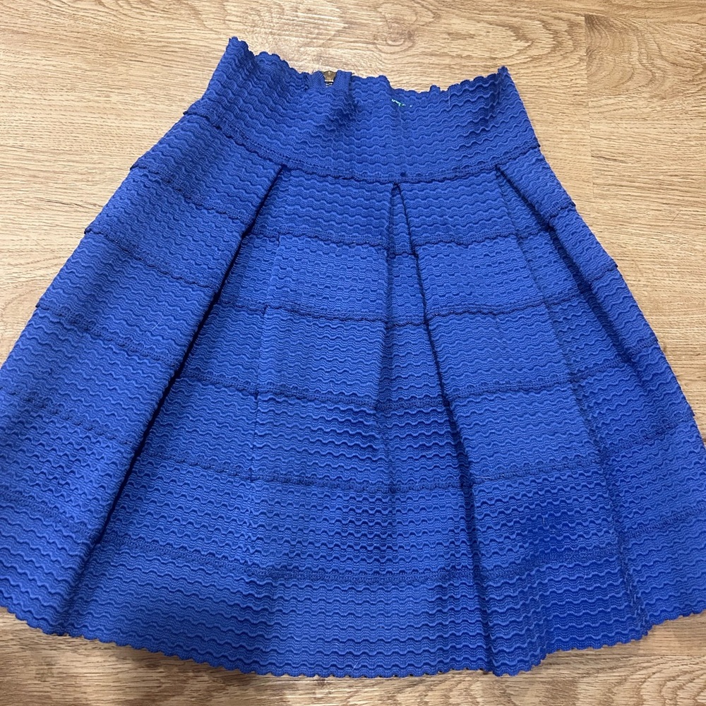 Francesca's Collections Royal Blue A-Line Skirt
